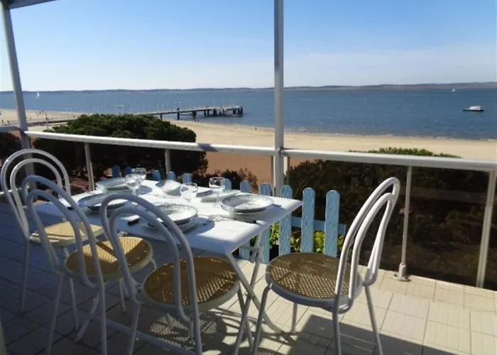 Appartement T3 Au Centre D\'Arcachon Avec Vue Mer, Terrasse Et Parking Securise - Fr-1-374-74