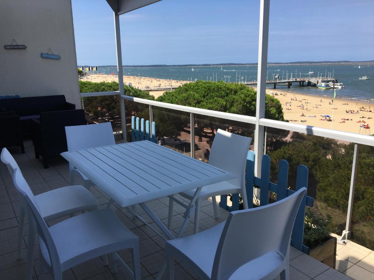 T3 Au Centre D'arcachon Avec Vue Mer, Terrasse Et Parking Securise - Fr-1-374-74 Arcachon