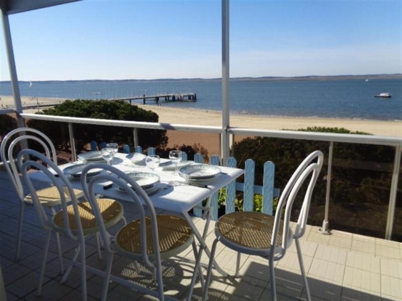 T3 Au Centre D'arcachon Avec Vue Mer, Terrasse Et Parking Securise - Fr-1-374-74 Apartment *